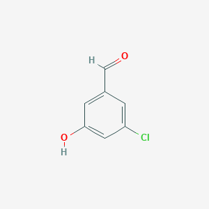 B112157 3-Chloro-5-hydroxybenzaldehyde CAS No. 1829-33-0