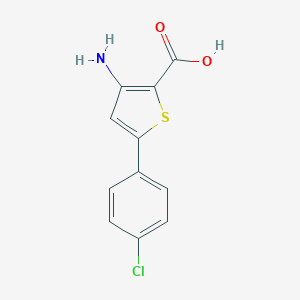 3-amino-5-(4-chlorophenyl)thiophene-2-carboxylic Acid