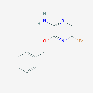 2-Amino-3-benzyloxy-5-bromopyrazine
