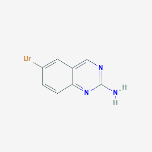 molecular formula C8H6BrN3 B112188 6-溴喹唑啉-2-胺 CAS No. 190273-89-3
