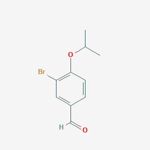 molecular formula C10H11BrO2 B112198 3-Bromo-4-isopropoxybenzaldehyde CAS No. 191602-84-3