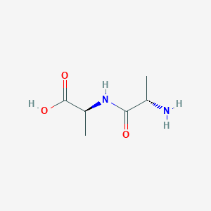 molecular formula C6H12N2O3 B112206 L-Alanyl-L-alanine CAS No. 1948-31-8