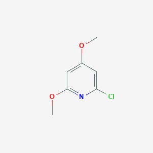 molecular formula C7H8ClNO2 B011224 2-Chloro-4,6-dimethoxypyridine CAS No. 108279-89-6