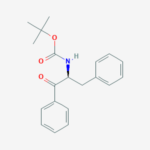 molecular formula C20H23NO3 B112246 (S)-2-(Boc-氨基)-1,3-二苯基-1-丙酮 CAS No. 202861-97-0