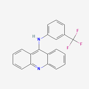 molecular formula C20H13F3N2 B11225360 N-[3-(trifluoromethyl)phenyl]acridin-9-amine 
