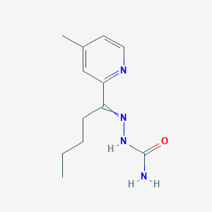 Hydrazinecarboxamide,2-[1-(4-methyl-2-pyridinyl)pentylidene]-