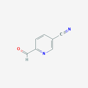molecular formula C7H4N2O B112262 6-Formylnicotinonitrile CAS No. 206201-64-1
