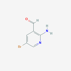 molecular formula C6H5BrN2O B112263 2-Amino-5-bromonicotinaldehyde CAS No. 206997-15-1