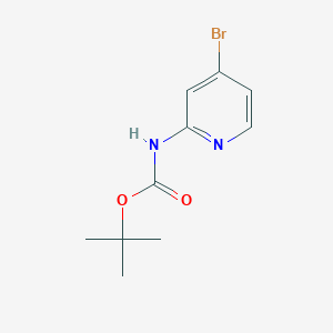 molecular formula C10H13BrN2O2 B112265 叔丁基(4-溴吡啶-2-基)氨基甲酸酯 CAS No. 207799-10-8