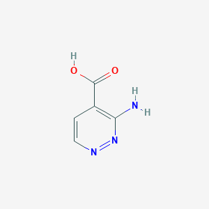 molecular formula C5H5N3O2 B112273 3-Amino-4-pyridazinecarboxylic acid CAS No. 21141-03-7