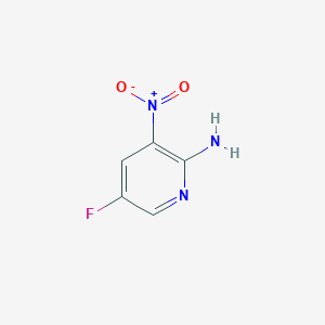 2-Amino-3-nitro-5-fluoropyridine