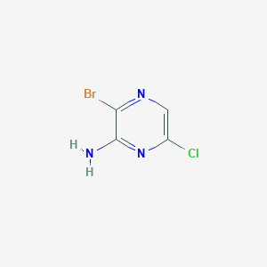molecular formula C4H3BrClN3 B112278 2-Amino-3-bromo-6-chloropyrazine CAS No. 212779-21-0
