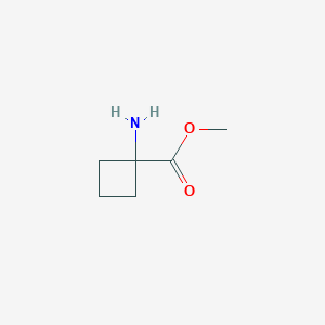 molecular formula C6H11NO2 B112292 Methyl 1-aminocyclobutanecarboxylate CAS No. 215597-35-6