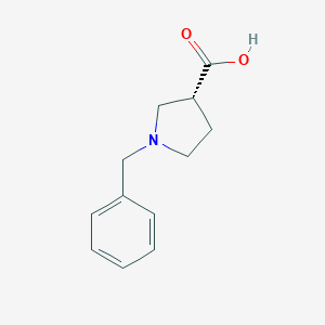 molecular formula C12H15NO2 B112295 (R)-1-Benzyl-pyrrolidine-3-carboxylic acid CAS No. 216311-57-8