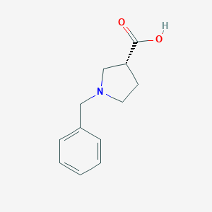 molecular formula C12H15NO2 B112295 (R)-1-benzylpyrrolidine-3-carboxylic acid CAS No. 216311-57-8