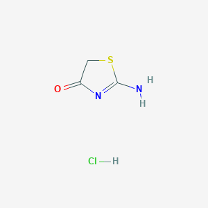 molecular formula C3H5ClN2OS B112306 2-Aminothiazol-4(5H)-one hydrochloride CAS No. 2192-06-5