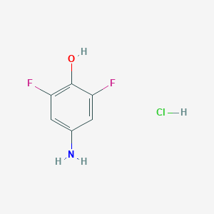 molecular formula C6H6ClF2NO B112312 4-Amino-2,6-difluorophenol Hydrochloride CAS No. 220353-22-0