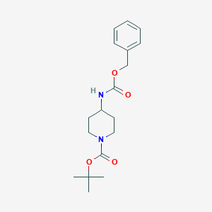 molecular formula C18H26N2O4 B112313 1-Boc-4-Cbz-amino-piperidine CAS No. 220394-97-8