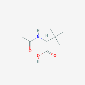 molecular formula C8H15NO3 B112319 2-乙酰氨基-3,3-二甲基丁酸 CAS No. 22146-58-3