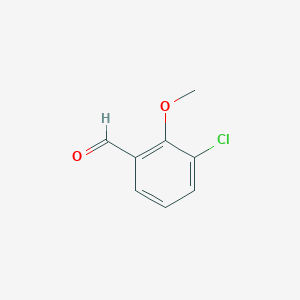 molecular formula C8H7ClO2 B112325 3-氯-2-甲氧基苯甲醛 CAS No. 223778-54-9