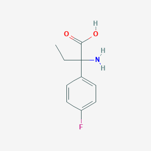molecular formula C10H12FNO2 B112326 2-氨基-2-(4-氟苯基)丁酸 CAS No. 2248-61-5