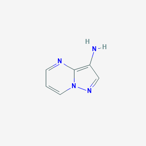 molecular formula C6H6N4 B112336 3-Aminopyrazolo[1,5-a]pyrimidine CAS No. 232600-93-0