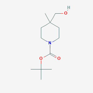 molecular formula C12H23NO3 B112343 1-Boc-4-(hydroxymethyl)-4-methylpiperidine CAS No. 236406-21-6