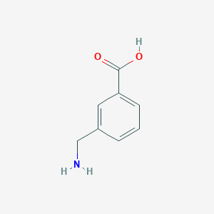 molecular formula C8H9NO2 B112345 3-(Aminomethyl)benzoic acid CAS No. 2393-20-6