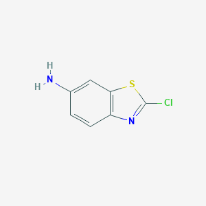 molecular formula C7H5ClN2S B112346 6-Amino-2-chlorobenzothiazole CAS No. 2406-90-8