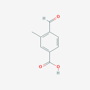 molecular formula C9H8O3 B112347 4-Formyl-3-methylbenzoic acid CAS No. 24078-23-7