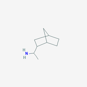 molecular formula C9H17N B112350 1-Bicyclo[2.2.1]hept-2-ylethanamine CAS No. 24520-60-3