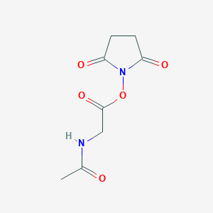 molecular formula C8H10N2O5 B112352 Ac-Gly-Osu CAS No. 24715-24-0