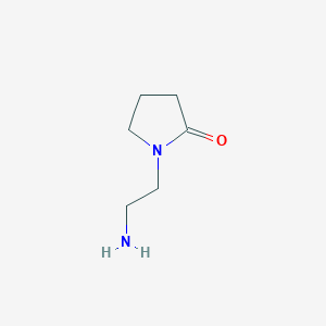 molecular formula C6H12N2O B112355 1-(2-Aminoethyl)pyrrolidin-2-one CAS No. 24935-08-8