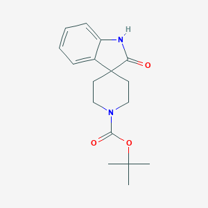 molecular formula C17H22N2O3 B112361 1'-Boc-1,2-dihydro-2-oxo-spiro[3H-indole-3,4'-piperidine] CAS No. 252882-60-3