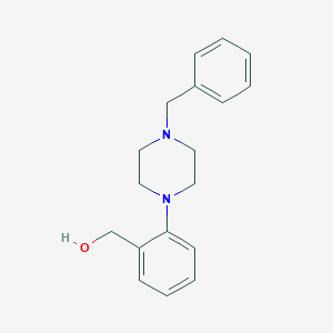 molecular formula C18H22N2O B112375 [2-(4-Benzylpiperazin-1-yl)phenyl]methanol CAS No. 261178-24-9