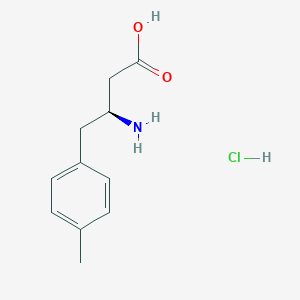 molecular formula C11H15NO2 B112387 (S)-3-Amino-4-(p-tolyl)butanoic acid hydrochloride CAS No. 270062-95-8