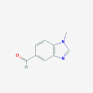molecular formula C9H8N2O B112408 1-Methyl-1H-benzimidazole-5-carboxaldehyde CAS No. 279226-70-9