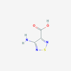 molecular formula C3H3N3O2S B112414 4-Amino-1,2,5-thiadiazole-3-carboxylic acid CAS No. 2829-58-5