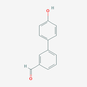 molecular formula C13H10O2 B112415 4-(3-Formylphenyl)phenol CAS No. 283147-95-5