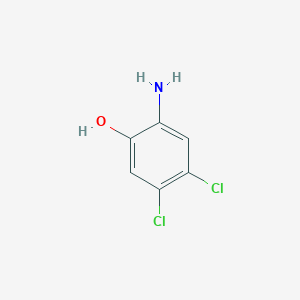 molecular formula C6H5Cl2NO B112419 2-Amino-4,5-dichlorophenol CAS No. 28443-57-4