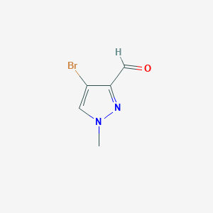 molecular formula C5H5BrN2O B112420 4-bromo-1-methyl-1H-pyrazole-3-carbaldehyde CAS No. 287917-96-8