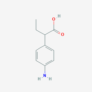molecular formula C10H13NO2 B112430 2-(4-氨基苯基)丁酸 CAS No. 29644-97-1