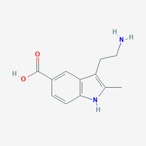 molecular formula C12H14N2O2 B112435 3-(2-aminoethyl)-2-methyl-1H-indole-5-carboxylic acid CAS No. 299167-10-5