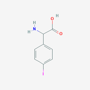 molecular formula C8H8INO2 B112436 2-Amino-2-(4-iodophenyl)acetic acid CAS No. 299167-68-3