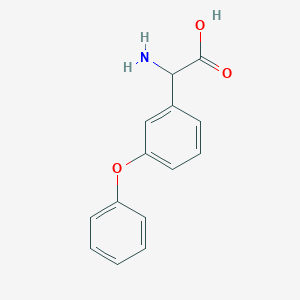 B112437 Amino(3-phenoxyphenyl)acetic acid CAS No. 299168-94-8
