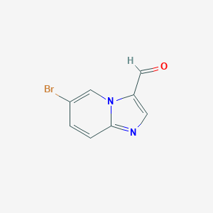 molecular formula C8H5BrN2O B112442 6-Bromoimidazo[1,2-a]pyridine-3-carbaldehyde CAS No. 30384-96-4