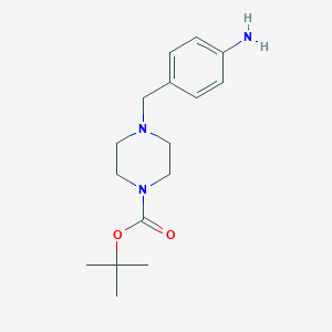 molecular formula C16H25N3O2 B112443 4-(4-Aminobenzyl)piperazine-1-carboxylic acid tert-butyl ester CAS No. 304897-49-2
