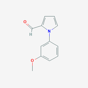 molecular formula C12H11NO2 B112447 1-(3-Methoxy-phenyl)-1H-pyrrole-2-carbaldehyde CAS No. 309735-42-0