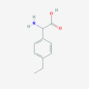 molecular formula C10H13NO2 B112455 2-amino-2-(4-ethylphenyl)acetic Acid CAS No. 318270-08-5