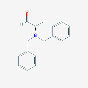 molecular formula C17H19NO B011246 (S)-2-Dibenzylamino-propionaldehyde CAS No. 111060-63-0